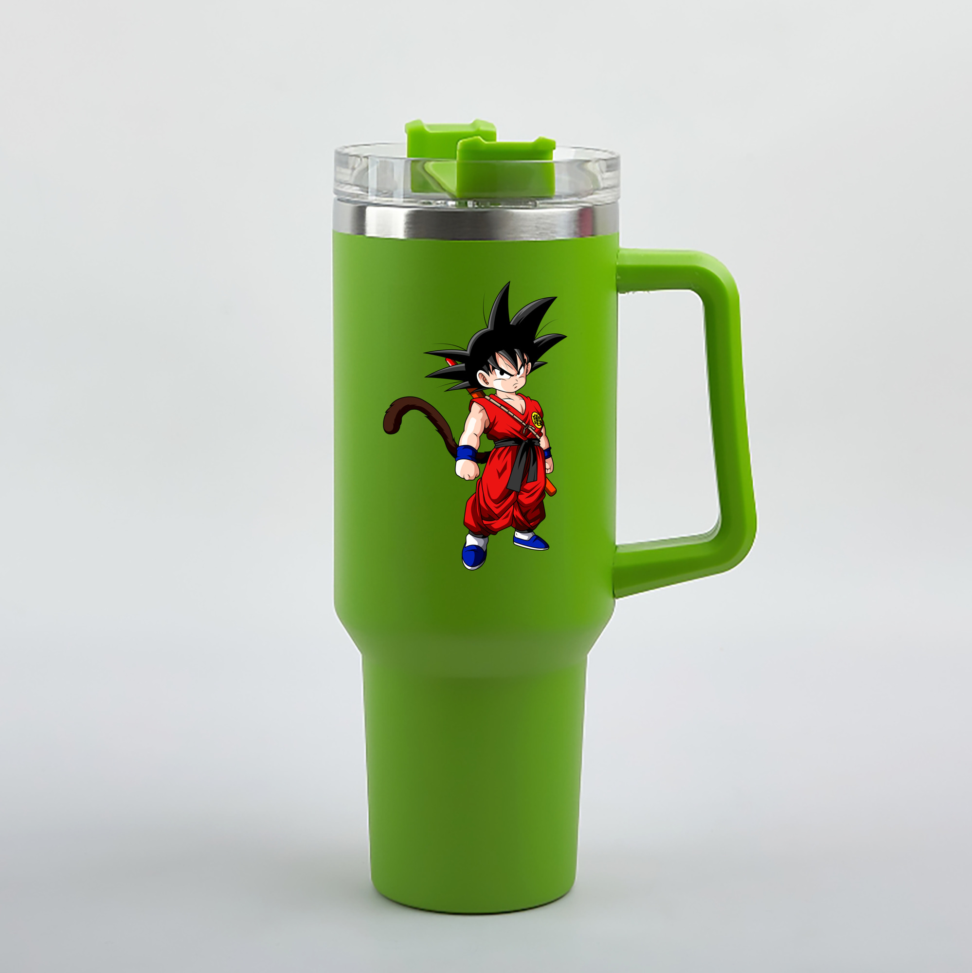 （画像用） ドラゴンボール 孫悟空（そん ごくう）Son Goku カカロット DRAGON BALL Kakarotto 1200mL車用タンブラー（カラープリント）